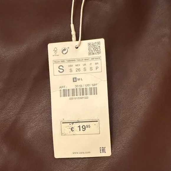 Zara Chocolate Camisole with Fringe Trim - Picture 6 of 9